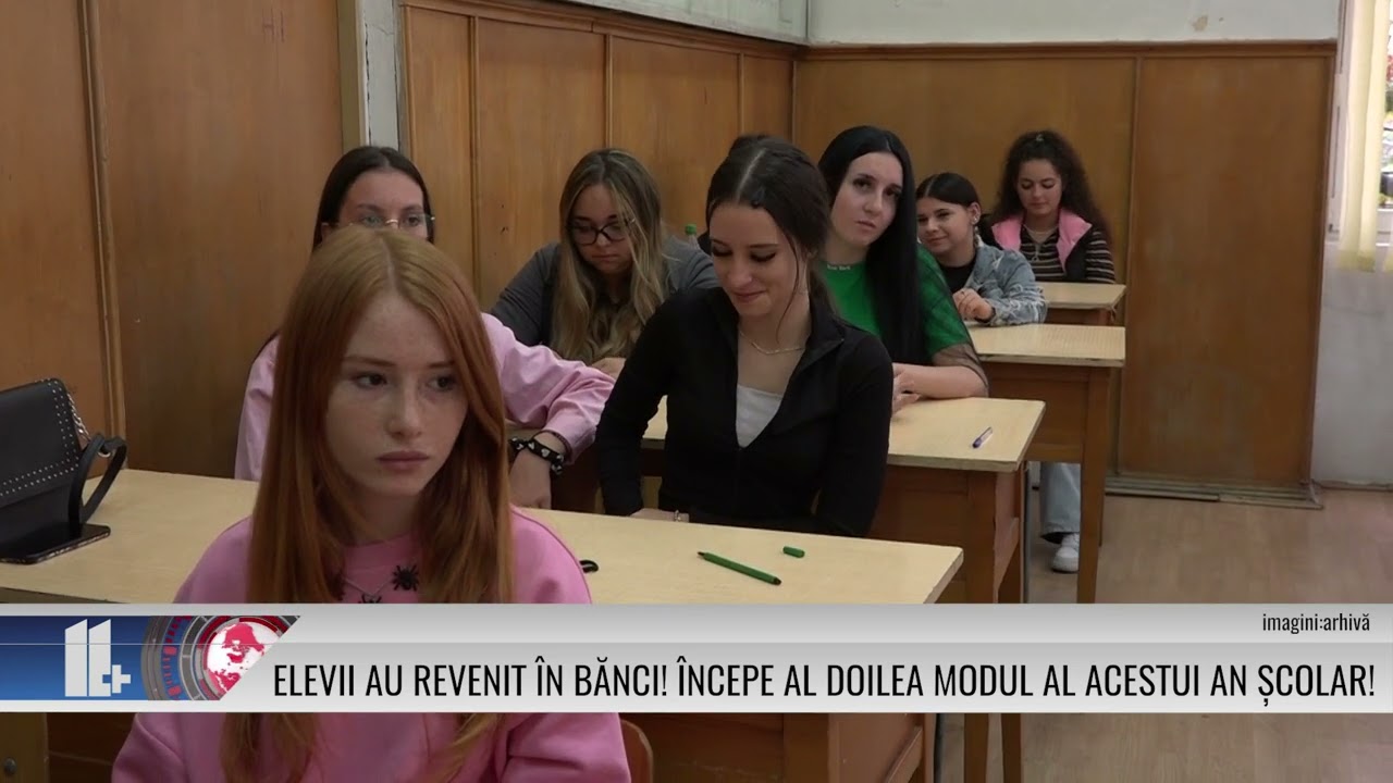 Elevii au revenit în bănci! Începe al doilea modul al acestui an școlar!