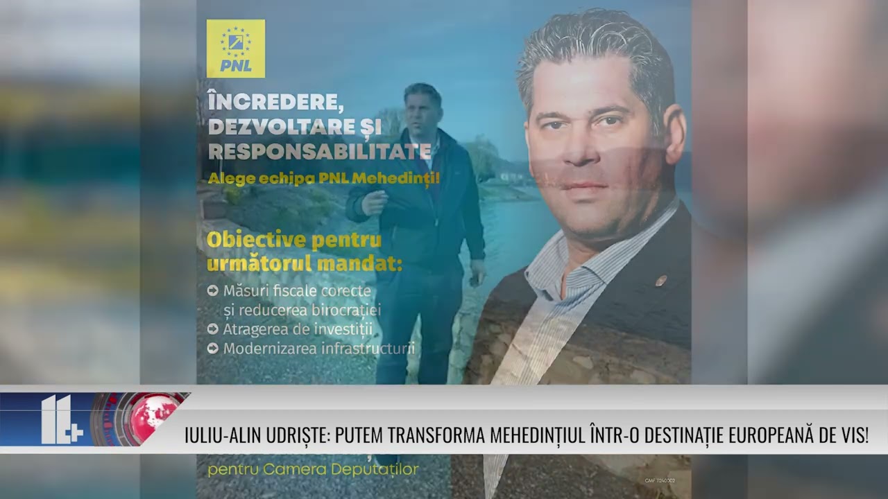 Iuliu-Alin Udriște: Putem transforma Mehedințiul într-o destinație europeană de vis!