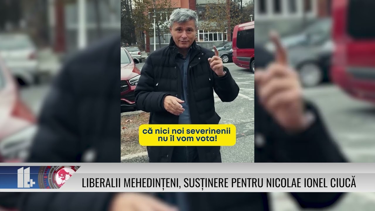 Liberalii mehedințeni, susținere pentru Nicolae Ionel Ciucă!