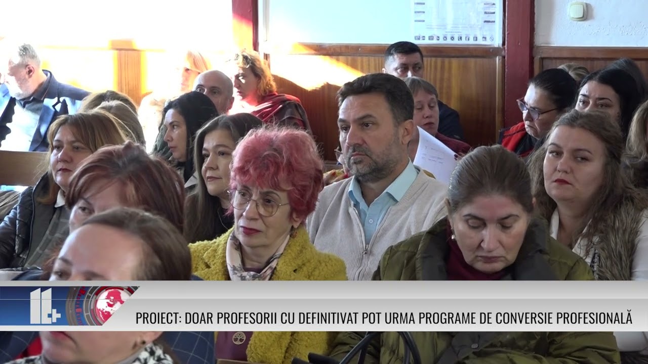 Proiect: Doar profesorii cu definitivat pot urma programe de conversie profesională!