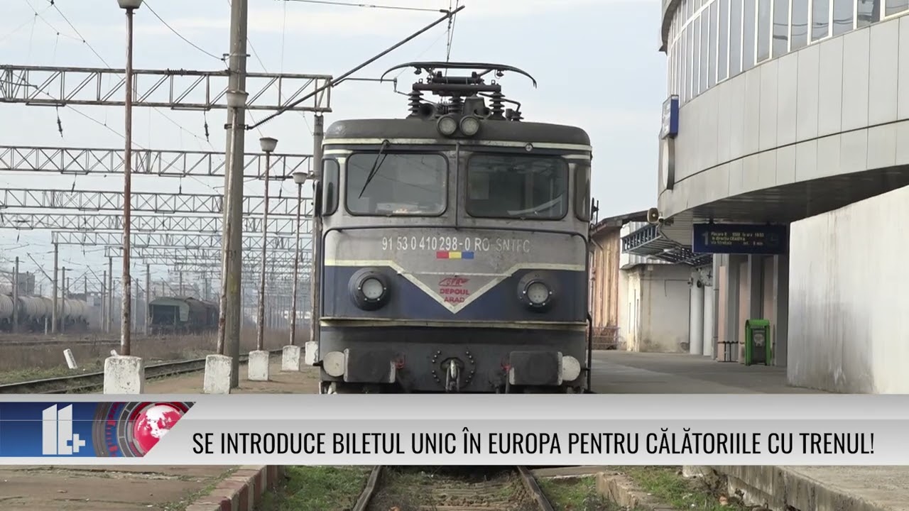 Se introduce biletul unic în  Europa pentru călătoriile cu trenul!