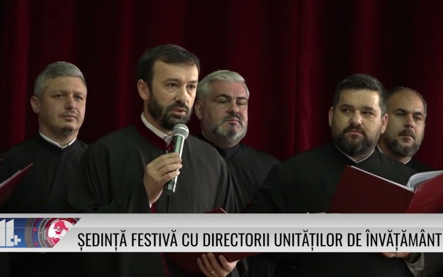 Ședință festivă cu directorii unităților de învățământ!