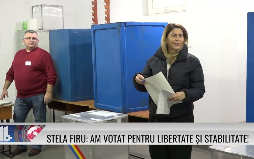 Stela Firu: Am votat pentru libertate și stabilitate!